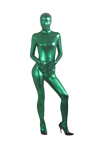 Unisex Green Shiny Metallic Full body Zentai Suit Unisex Green Shiny Metallic Full body Zentai Suit